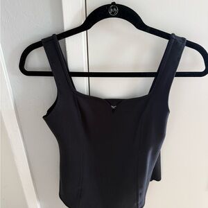 Abercrombie & Fitch Black Sweetheart Sleeveless Bodysuit